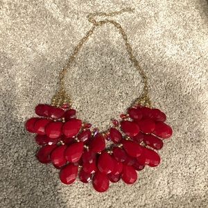 Flashy Red Necklace